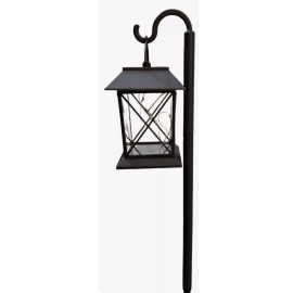 H & H Garden Collection Solar Hook Lantern 3.14 In X D3.14In X H5.33In