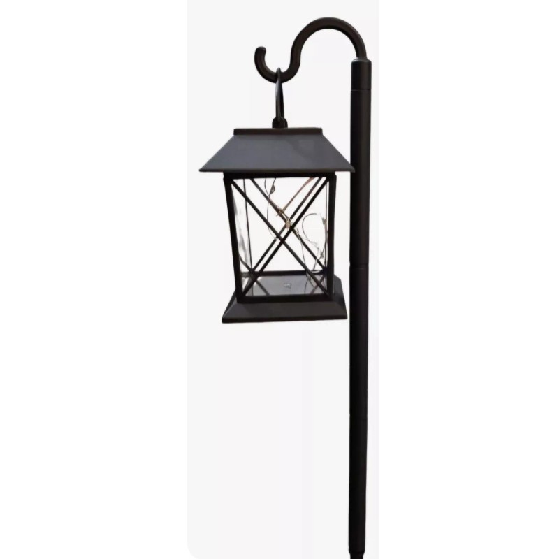 H & H Garden Collection Solar Hook Lantern 3.14 In