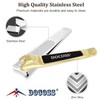 DOCOSS- Pack Of 2-Quality Gold Nail Clippers Antique Nail Cutter