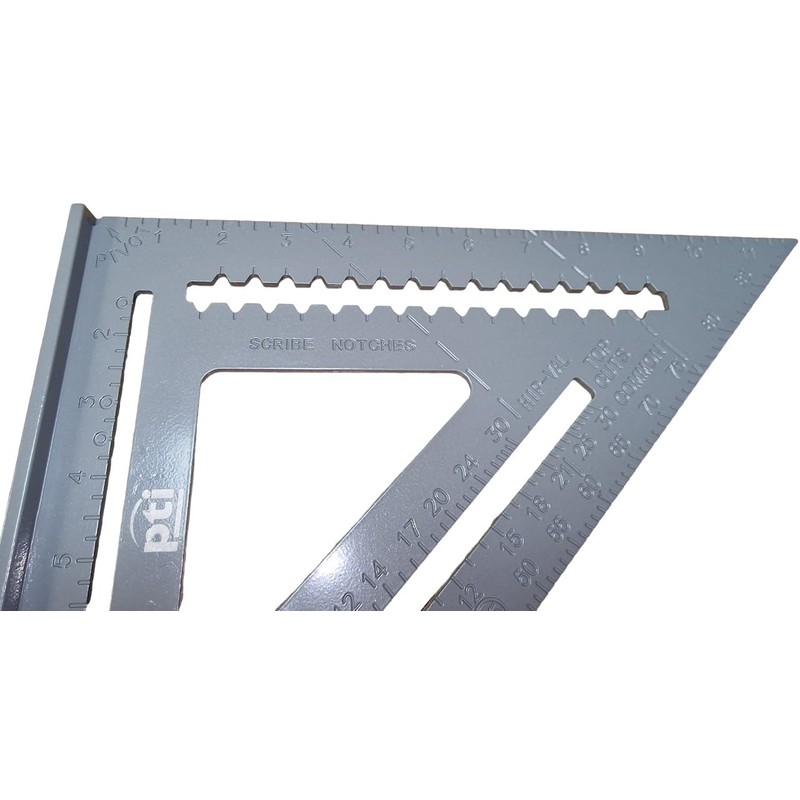 Rafter Square Metric 12 inch, 12" Aluminium Carpenters Roofing Square,