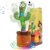 Dancing Cactus Toys,Talking Mimicking Singing Repeats What You Say:_Talking Cactus(Adjustable