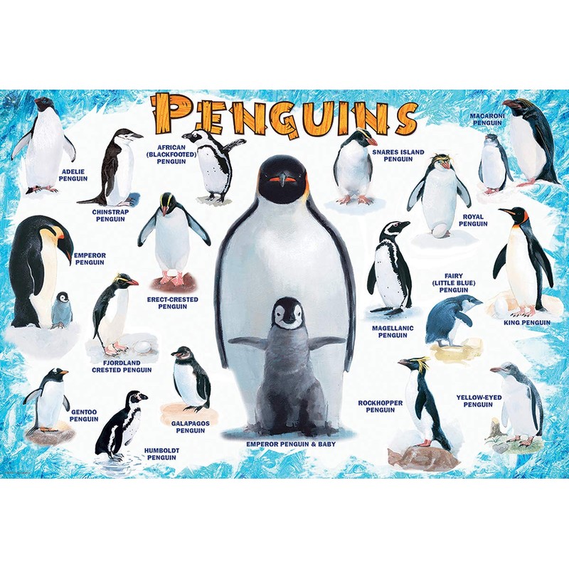 Penguins 100 Piece Jigsaw Puzzle