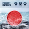 DACIRTY 4 PCS Center Coaster, 2.75 Inch Thickened PVC Soft