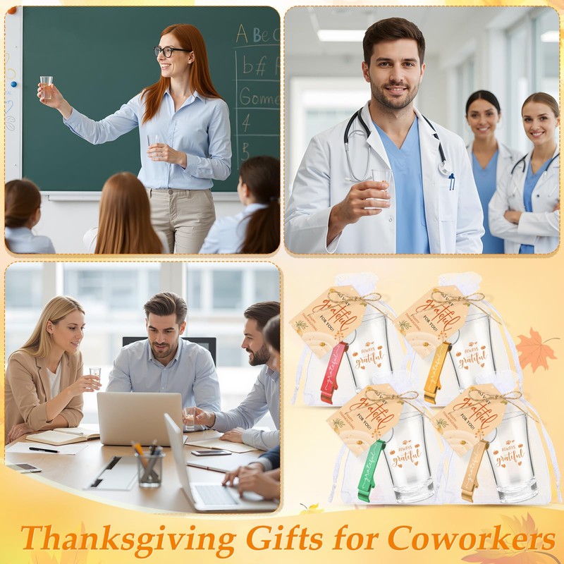 Thanksgiving Party Favors Bulk Fall Gifts, 12 Set, Grateful