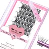 Cluster Eyelashes, Pack of 72 Individual Eyelashes, Eyelash Clusters, DIY