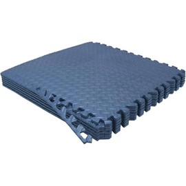 Venbytech for 6 Blue Exercise Mat EVA Foam Interlocking Tile Gym Floor Fitness Yoga Workout