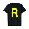 Creative Bold Yellow Letter R - Design Alphabet - Marker