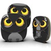 Wireless Doorbell, Cute Owl Doorbell Weatherproof IP55 Outdoor Remote Push