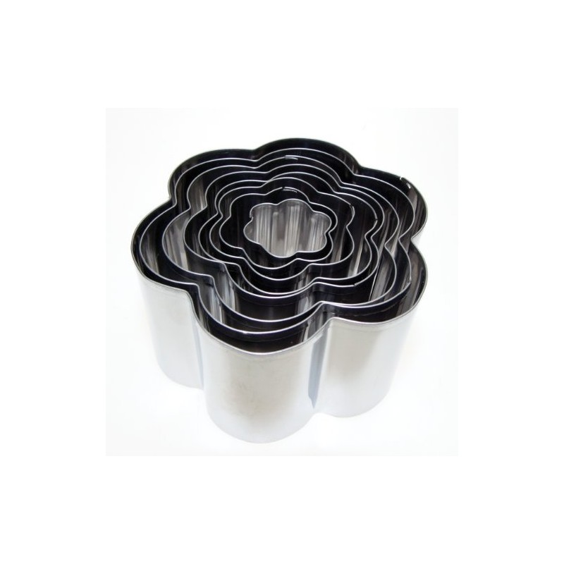 Eddingtons 8-Piece Flower Cookie Cutter Set