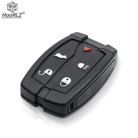HooRLZ Land Rover Freelander 2 Key Fob Cover, Black ABS Plastic, 5 Button, SUV Compatible