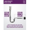 M. ROSENFELD HOME Siphon Sink 1 1/4 Inch Size L