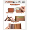 Aoita Men's Bi-fold Wallet, Tochigi, Genuine Leather, Box-Shaped Coin Purse,