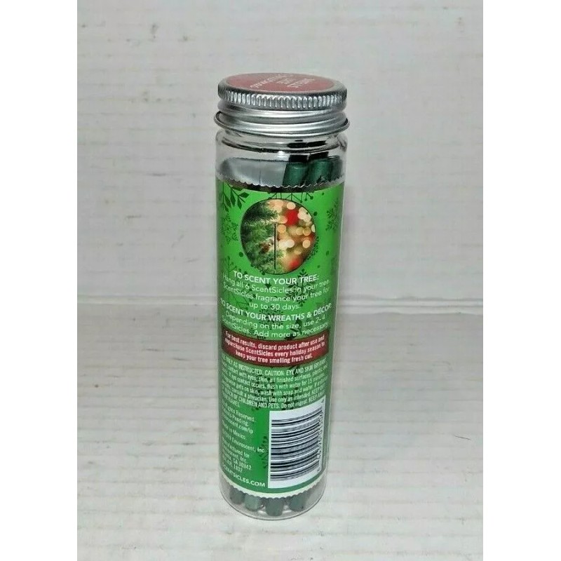 Scentsicles Scented Ornaments White Winter Fir 0.9 oz. NIP