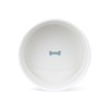 FRINGE STUDIO Happy Breeds Large Straight Bowl (475015) White