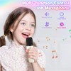 Giecy Karaoke Machine with 2 Microphones, Mini Bluetooth Karaoke System
