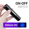 UV Flashlight USB Rechargeable, 365nm Black Light (2 PACK), Mini