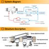 VALIANTOIN Automatic Spray Gun, Heavy Duty Pneumatic Pressure Feed Paint