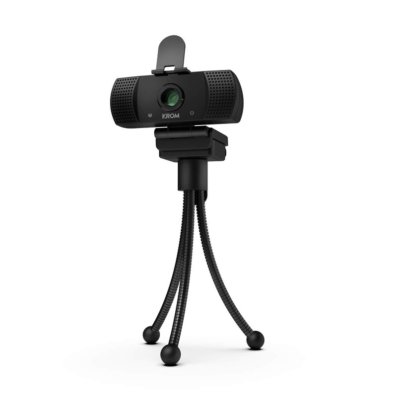 KROM Webcam KAM -NXKROMKAM- Webcam Designed for Gaming, 1080p, 30fps,