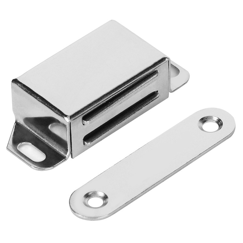 10pcs Household Stainless Steel Strong Magnetic Door Catch Furniture Cabinet
