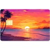 CREATCABIN Beach Card Skin Sticker Sea Debit Credit Card Skins