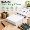A4 Thermal Printing Paper for Portable Printers – 200-Sheet Folded