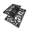Delightful rectangular decorative cast iron trivet - ideal to protect