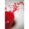 Vervaco Embroidery: Tablecloth: Red Leaf Design, 100% Cotton, Multi-Colour, 80