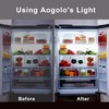 AOGOLO LED Refrigerator Light Bulb, 5000K Daylight, 2 Pcs, 40W