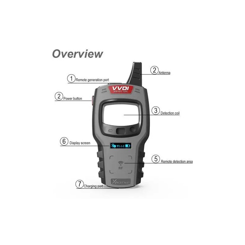 2026 Original XHORSE XDKTMGEN MINI KEY TOOL (GL) Vvdi Key