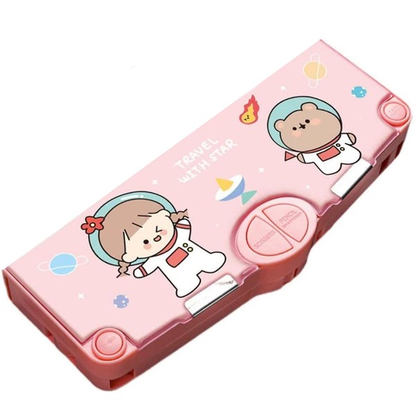 Pencil Case, Elementary School Students, Boys, Pen Case, Magnetic Brush,