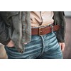 Gusti Verner Leather Belt Men's Belt Business Belt Brown Genuine