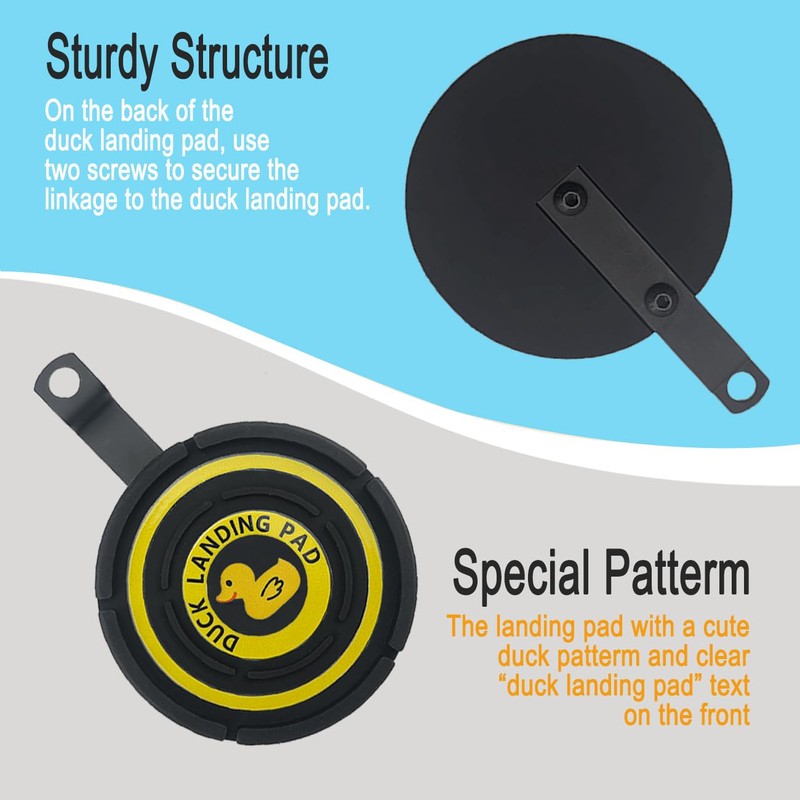 Duck Landing Pad for Jeep,Side Mirror Duck Holder Compatible with