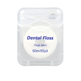 HARMONYDENT Woven Dental Floss, Mint Scent Ultra-fine Strong Dental Floss for Adults Braces Orthodontic Care & Gum Care (1 rolls/54 yd)