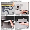 Stainless Steel Undermount Sink Brackets Upgrade Horizontal Sink Support,27"-39" Adjustable