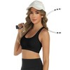 Sports Bras for Women with Support, Double Lined Padded Push