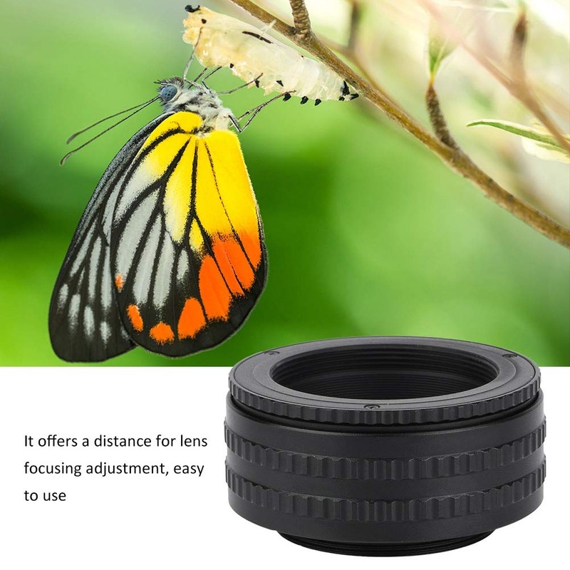 Focusing Helicoid Adapter, 25-55mm M42 to M42 Adjustable Focusing Helicoid