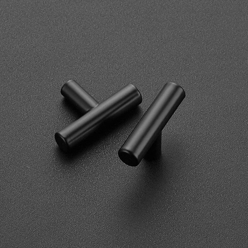 Ravinte 30 Pack Black T Bar Cabinet Knobs 2 Inch