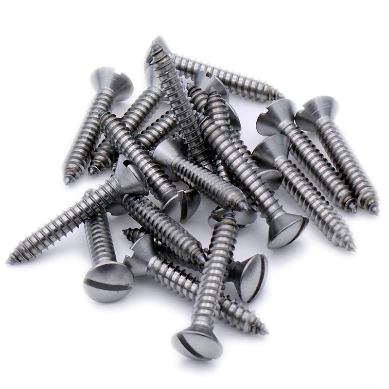 No.14 x 0.875 (6.3mm x 22mm) Slot Raised Countersunk Self-Tapping