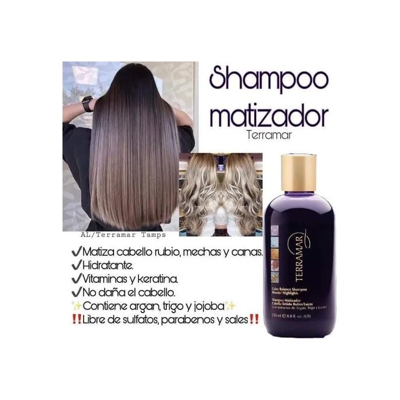 Kit Terramar Shampoo Matizador Mascarilla Y Ole 3 En 1