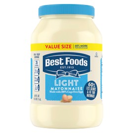 Best Foods Creamy Light Mayonnaise Light Mayo Made with Cage Free Eggs 48 Fl oz