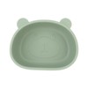 4pcs Children Plate Utensils Set Silicone Suction Bowls Set Toddler