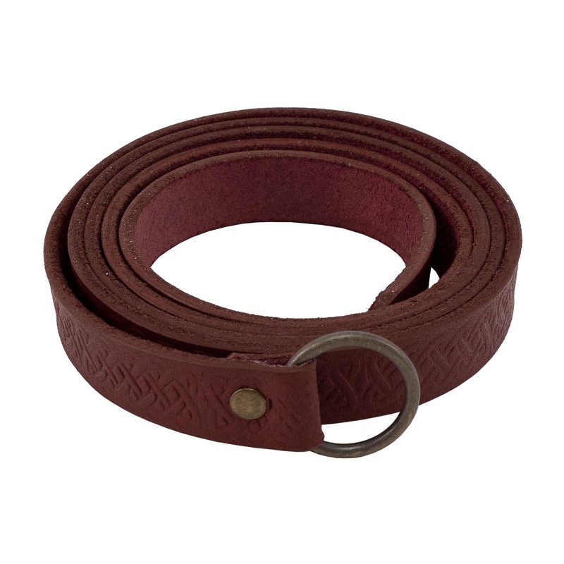 Vehi Mercatus Medieval Leather Belt - 2.2 cm Wide -
