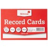 Silvine Record Cards 152x102 mm Plain Pack of 100 -