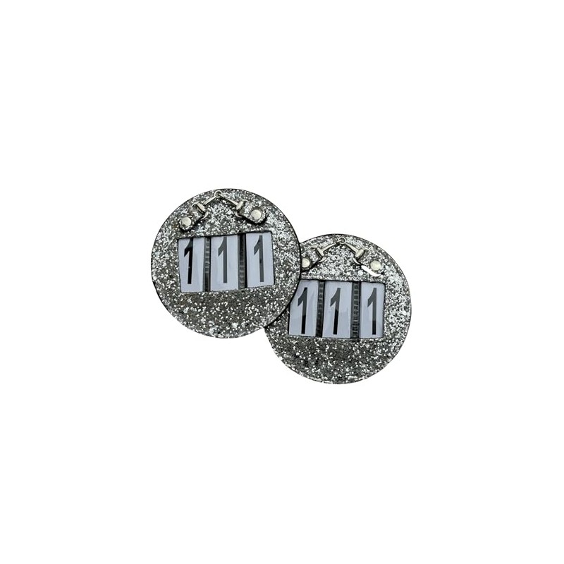 Competition Glitter Number Holder 3 Digit for bridles and Saddle