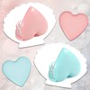 2pcs Foldable Travel Hair Brushes, Heart-Shaped Portable Mini Hair Brush
