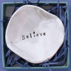 Basic Spirit BW-20 Believe, Boxed Charm Bowl, 2-inch Diameter