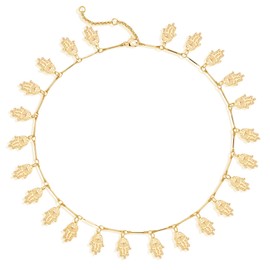 Fettero Cute Choker Necklace for Women Colorful Daisy Flower Choker Cute Chain Choker Necklace Delicate Fashion Gold Dainty Simple Necklace for Women Jewelry Gifts -Hand