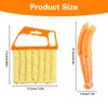 10-Pack Window Blind Cleaner Set: Includes 1× 7-Finger Detail Brush,