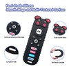 ERSIHUA 2-Pack Silicone Baby Teething Toys, TV Remote Teethers for