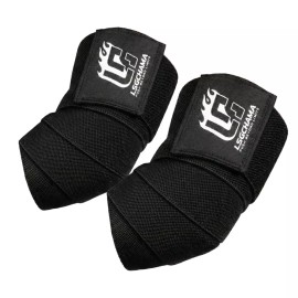 LSGCHAMA 역도 체육관 지원 훈련 파워팅 운동 보호를 위한 LSGCHAMA 팔꿈치 랩 Weightlifting Gym Support Training Powering Protection Elbow Wrap LSGCHAMA